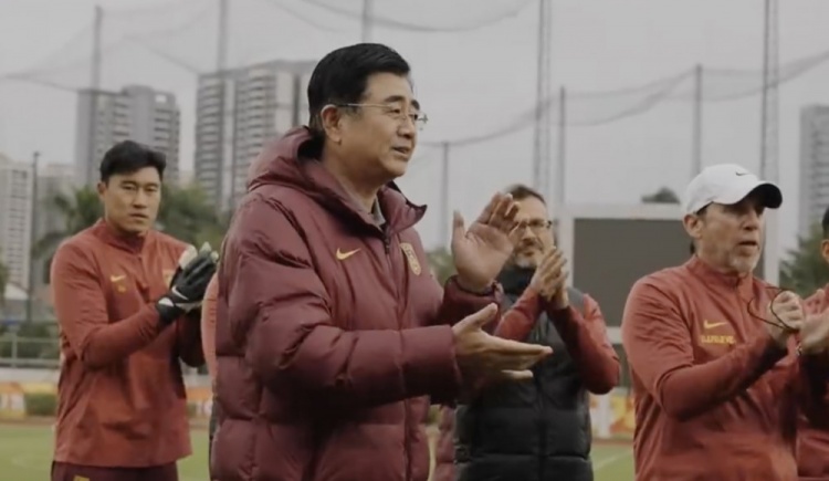 U20亞洲杯開賽在即，足協(xié)主席宋凱探班U20國(guó)青隊(duì)