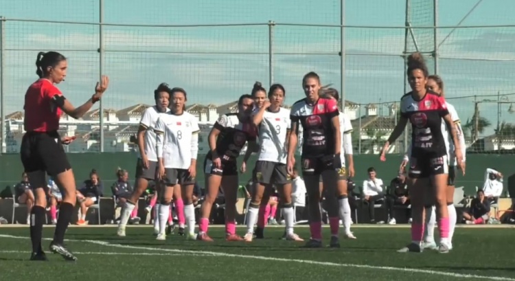  唐佳麗梅開(kāi)二度、邵子欽破門(mén)，中國(guó)女足3-2擊敗Alhama俱樂(lè)部女足