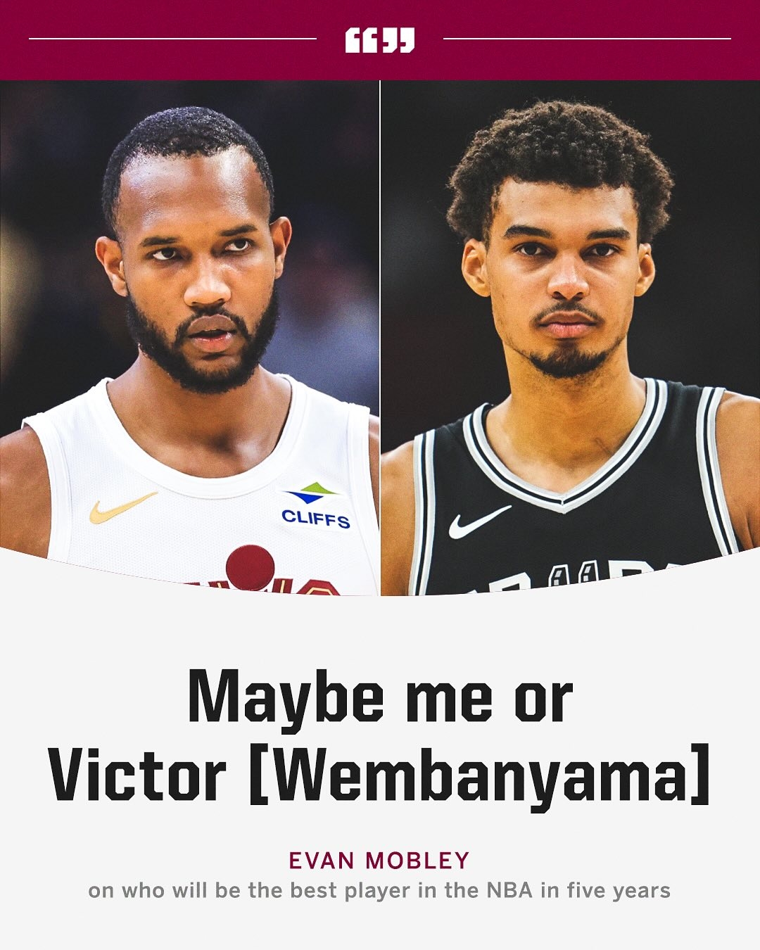  未來5年NBA最好的球員會(huì)是誰？莫布里：可能是我或者文班亞馬