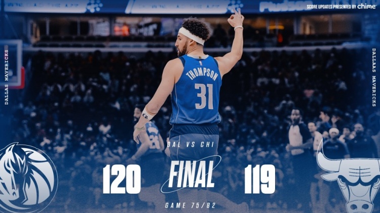 險勝公牛！獨行俠官方曬贏球海報 克萊成為封面人物